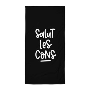 La Serviette Noire au logo Blanc