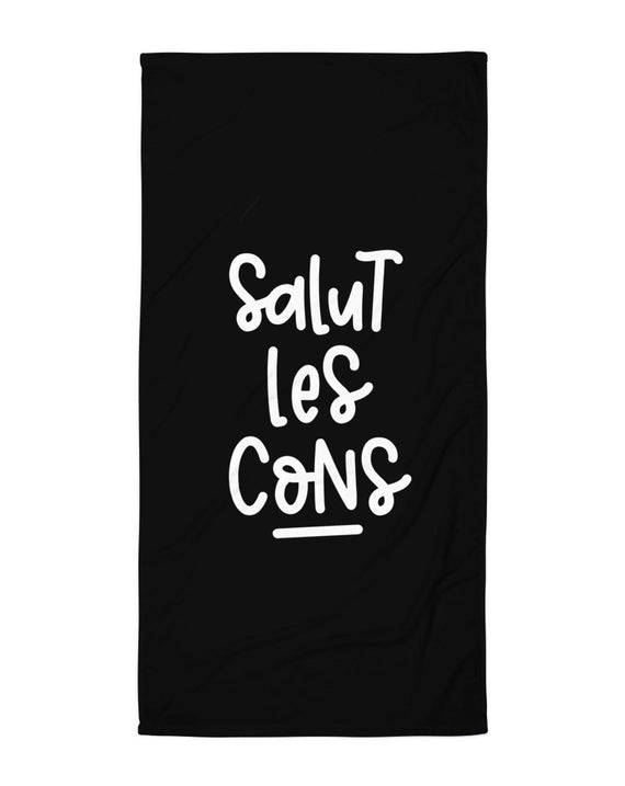 La Serviette Noire au logo Blanc